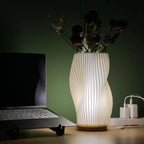 WaveLume: Modern Table Lamp with Wave Design – Elegant LED Lamp for Living Room & Bedroom