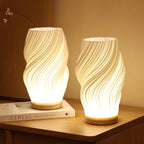 WaveLume: Modern Table Lamp with Wave Design – Elegant LED Lamp for Living Room & Bedroom