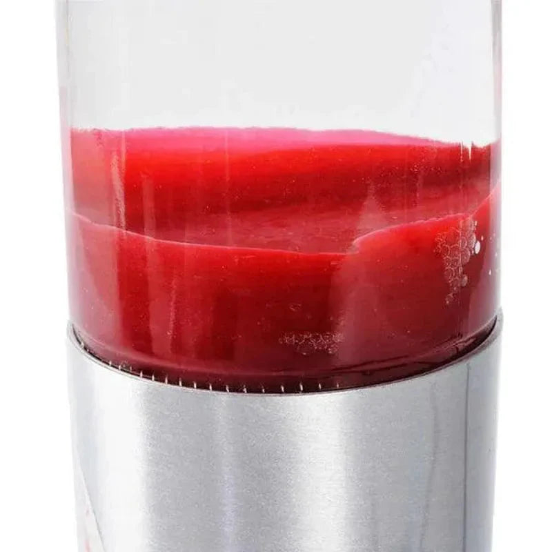 Wax Motion Lamp, Glass Shade, Aluminum Alloy Base, 25W LED Light
