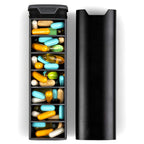 Weekly Pill Organizer with 7 Compartments Secure Lid Portable Case
