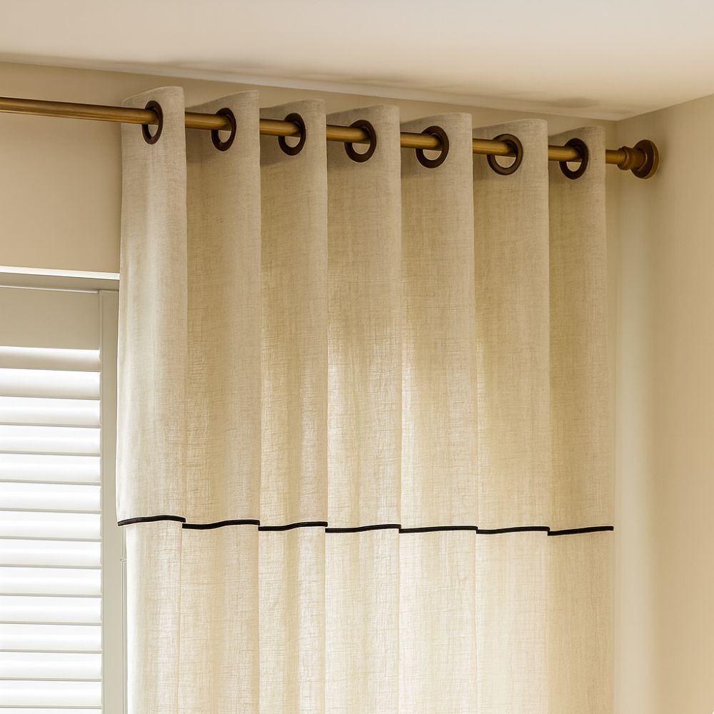 SoftAura: Modern Curtain – Semi-Transparent and Decorative for Bedroom and Living Room