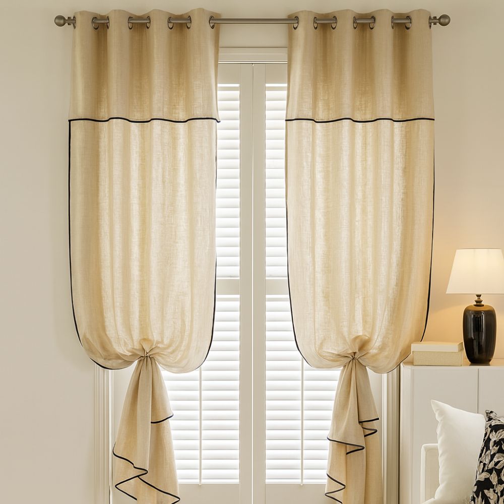 SoftAura: Modern Curtain – Semi-Transparent and Decorative for Bedroom and Living Room