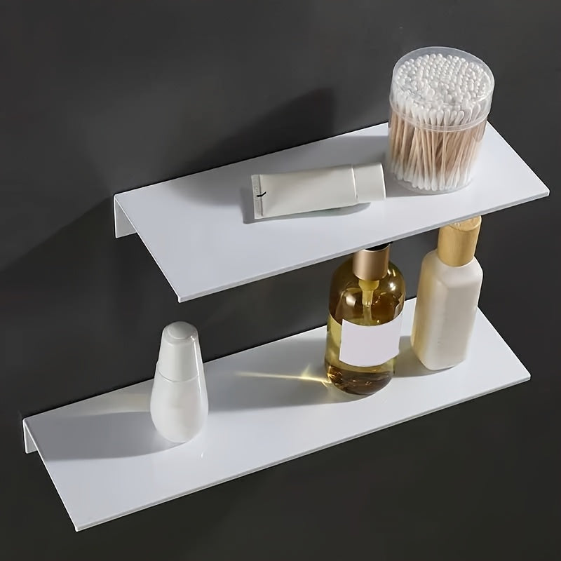 WhiteMatt: Modern Wall Shelves – Robust, Easy to Care for & Hanging with Matte Surface for Bathrooms & Living Spaces