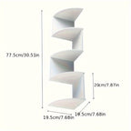 WhiteSpace: Classic Wall Shelf – Sturdy, Low-Maintenance & Hanging in Corner Design for Bedroom & Office