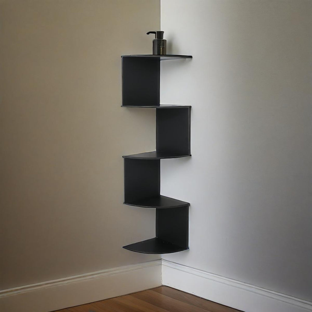 WhiteSpace: Classic Wall Shelf – Sturdy, Low-Maintenance & Hanging in Corner Design for Bedroom & Office