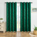 WaveElegance: Blackout Curtain with Glossy Design – Stylish for Living & Sleeping Areas