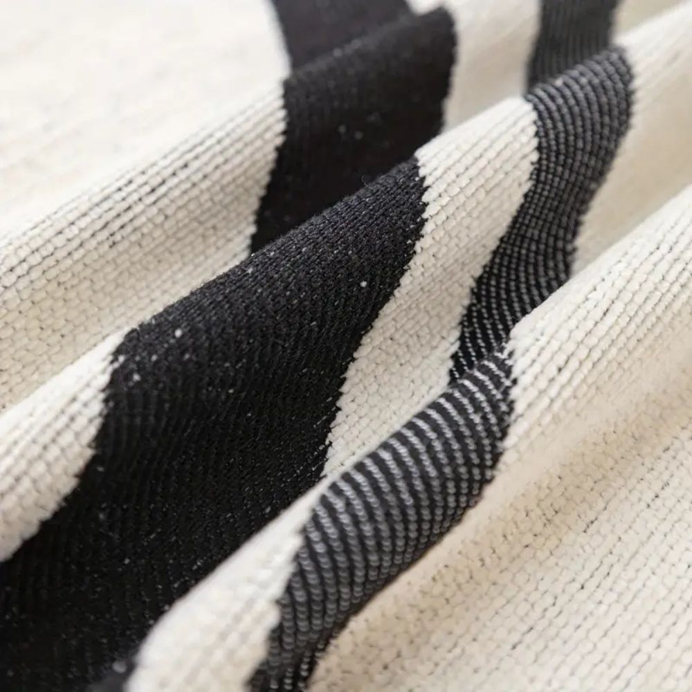 WaveDream: Chenille Sofa Cover with Jacquard Wave Pattern & Non-Slip Comfort – for Sofa & Living Room