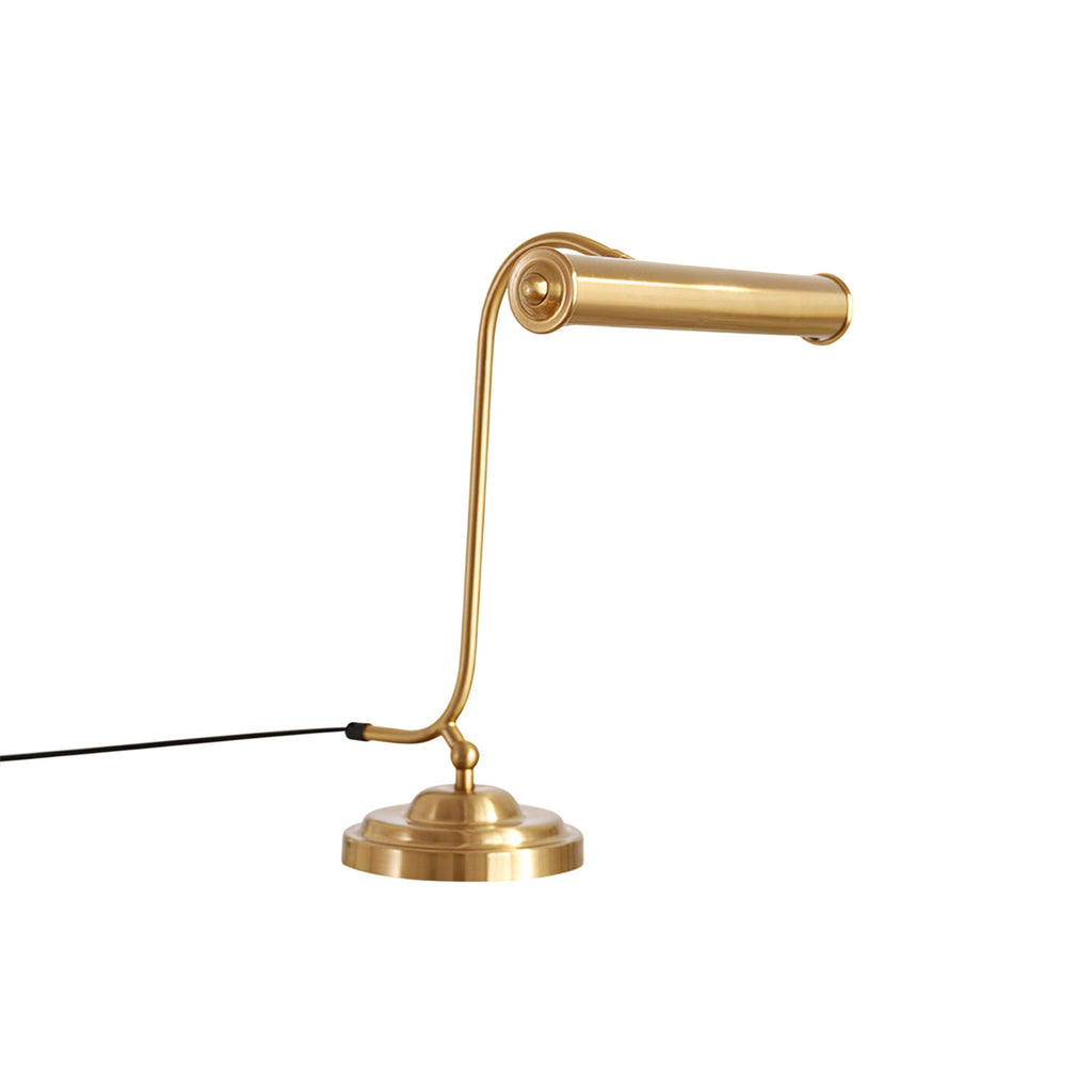 Industrial Iron Task Lamp with Rotating Tube Shade