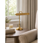 Industrial Iron Task Lamp with Rotating Tube Shade