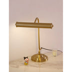 Industrial Iron Task Lamp with Rotating Tube Shade
