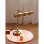 Industrial Iron Task Lamp with Rotating Tube Shade