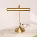 Industrial Iron Task Lamp with Rotating Tube Shade