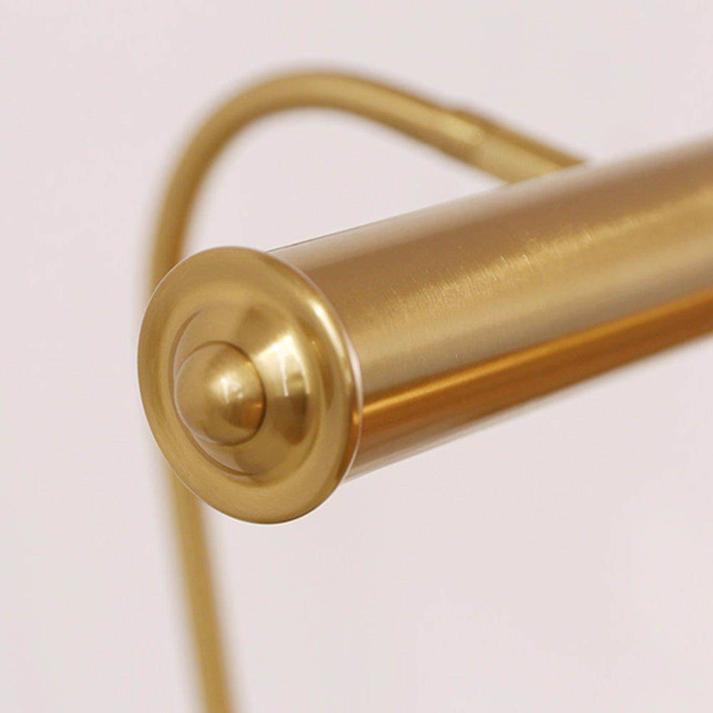 Industrial Iron Task Lamp with Rotating Tube Shade