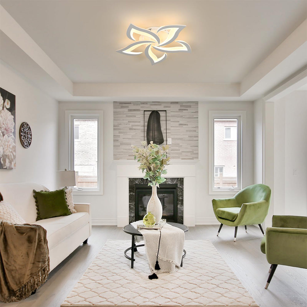 Flora LED Plafondlamp | Uniek Bloemvormig Design, 3200 Lumen