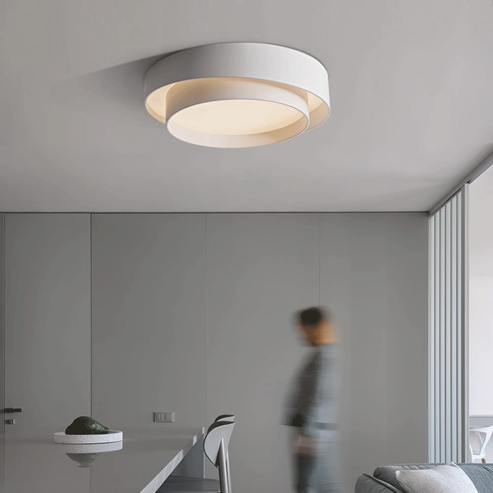 Nora LED Ceiling Light | Minimalist Iron Design, Soft Ambient Glow
