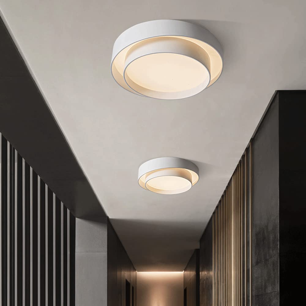 Nora LED Ceiling Light | Minimalist Iron Design, Soft Ambient Glow