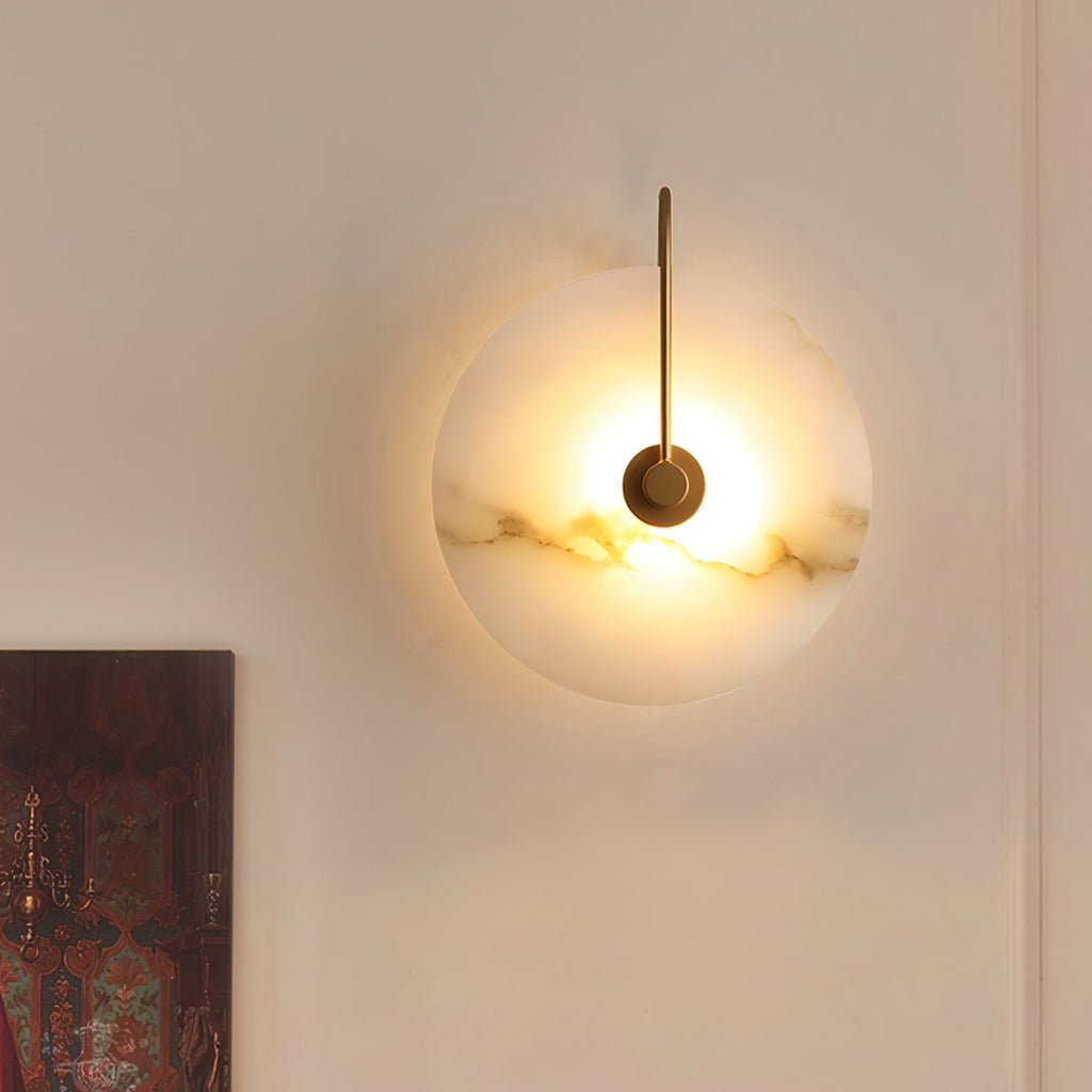 Bela Alabaster Wall Lamp | Art Deco Design, Integrated LED