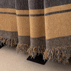 WildLuxe: Chenille Sofa Throw with Tiger Pattern – Stylish Sofa Cover for Living Room & Bedroom