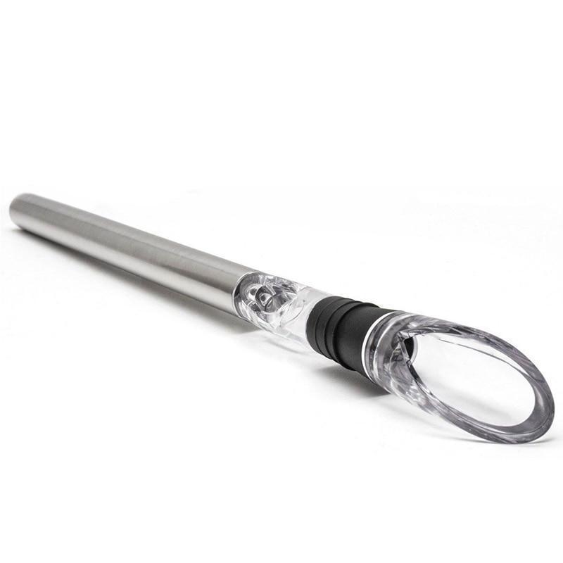 Wine Chiller Stainless Steel 2 in 1 Bottle Cooler Pourer