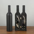 Wine Opener Set, Bottle Shaped Case, 5 Piece Set, Manual Operation