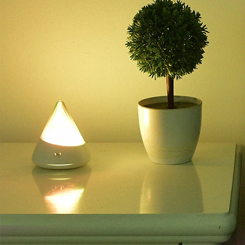 LED Night Light RGB Rechargeable ABS Portable Iceberg Design