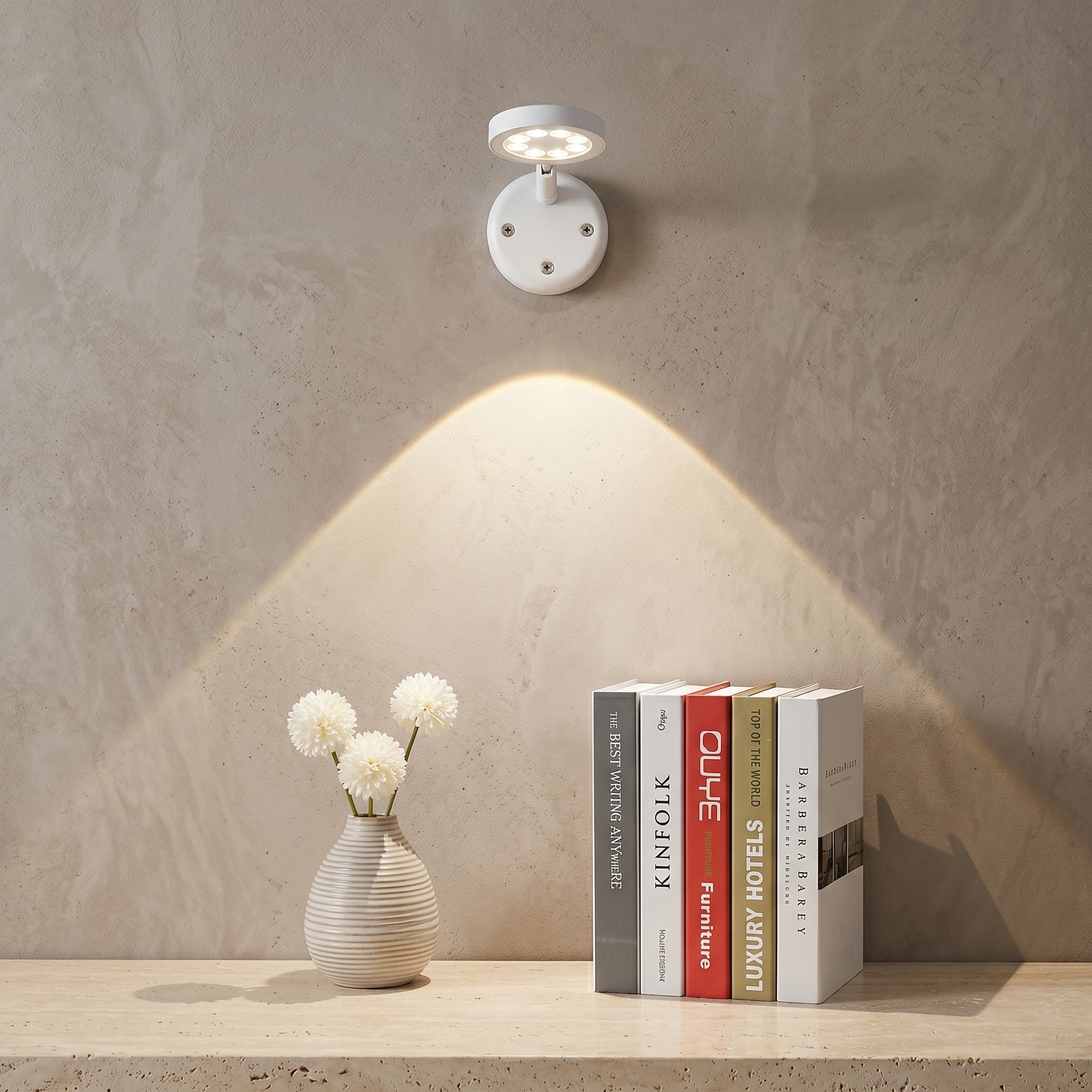 Wireless LED Spotlight Motion Sensor USB C Rechargeable Light