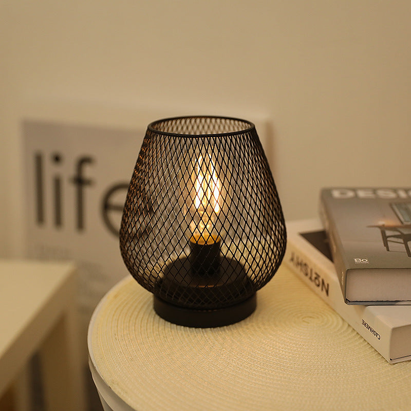 Wireless Metal Table Lamp - Cozy Battery Operated Cordless Design