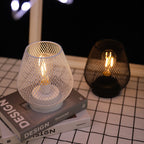Wireless Metal Table Lamp - Cozy Battery Operated Cordless Design