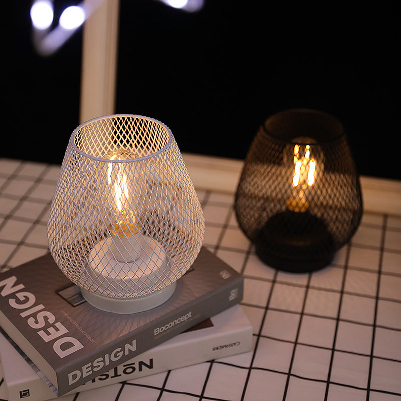 Wireless Metal Table Lamp - Cozy Battery Operated Cordless Design