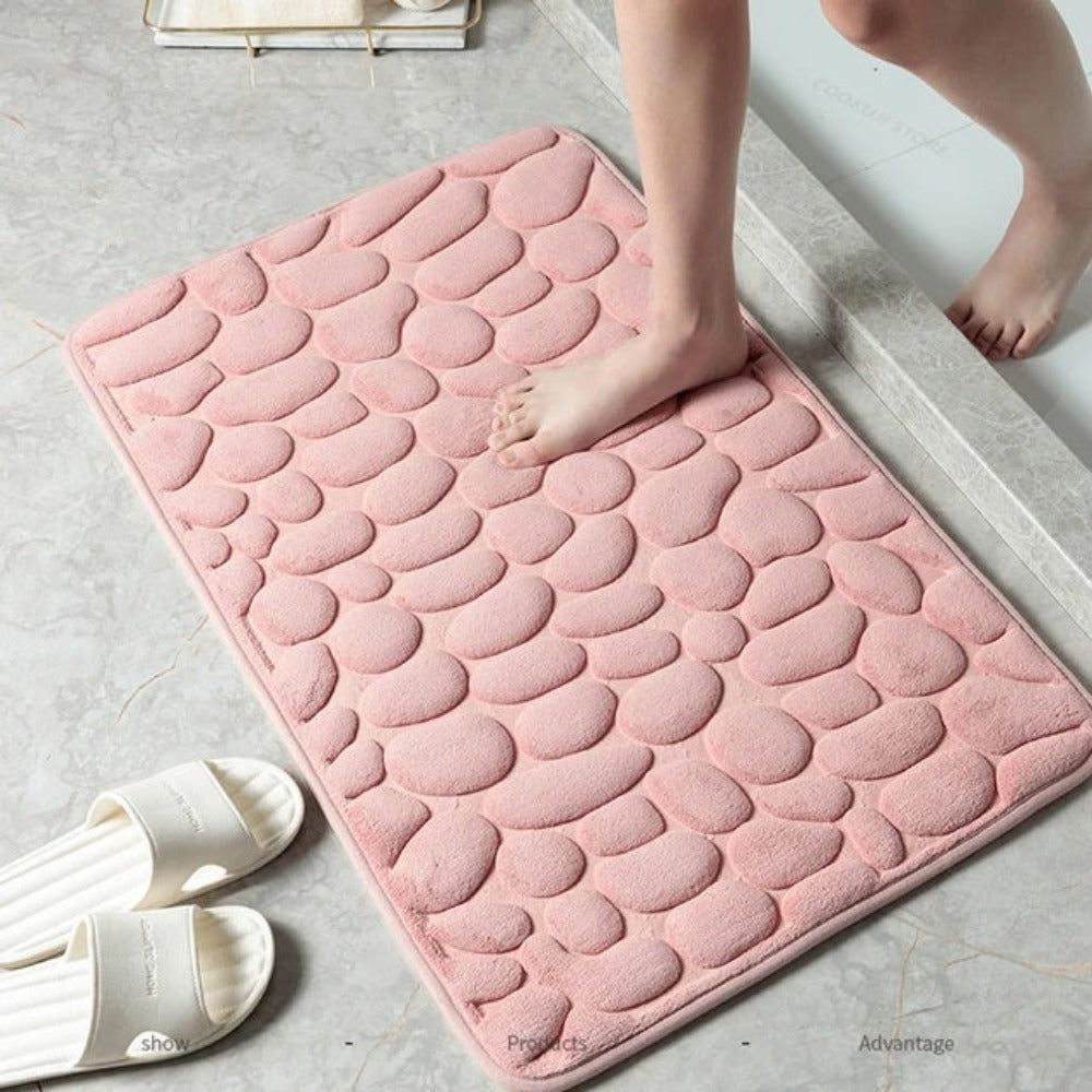 WohlStein: Soft Absorbent Bath Mat Non-Slip