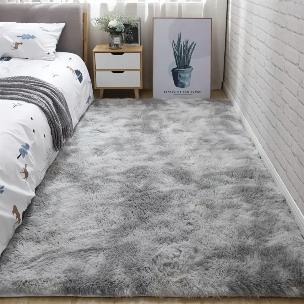 ComfortCloud: Soft Microfiber Rug with Cozy Texture & Modern Look – for Bed & Living Area