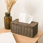 HomeCharm: Tissue Box Made of Rattan – Rustic, Elegant & Practical for Table & Dresser
