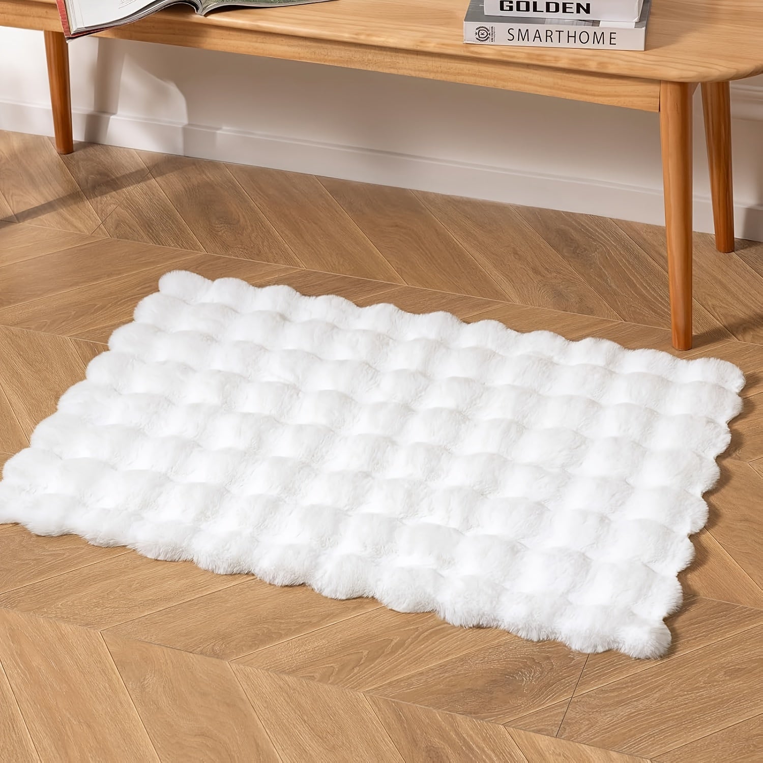 HomeElegance: Modern Large Rectangular Soft Luxurious Carpet – Decorative for Living and Sleeping Areas