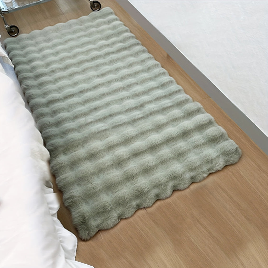 HomeElegance: Modern Large Rectangular Soft Luxurious Carpet – Decorative for Living and Sleeping Areas