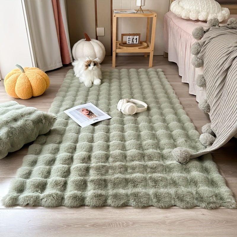 HomeElegance: Modern Large Rectangular Soft Luxurious Carpet – Decorative for Living and Sleeping Areas