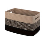 WohnGeflecht: Storage Basket with Handles – Durable, Portable & Practical for Laundry & Towels