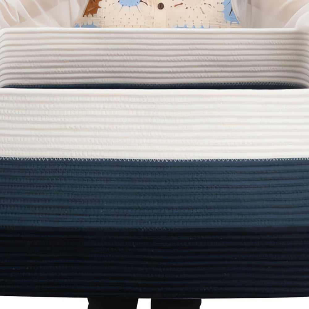 WohnGeflecht: Storage Basket with Handles – Durable, Portable & Practical for Laundry & Towels