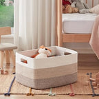 WohnGeflecht: Storage Basket with Handles – Durable, Portable & Practical for Laundry & Towels