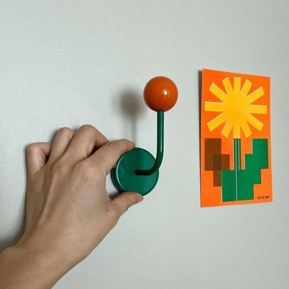WohnMagnet: Colorful & Magnetic Coat Hooks – Modern, Decorative & Ideal for Jackets, Scarves & Accessories