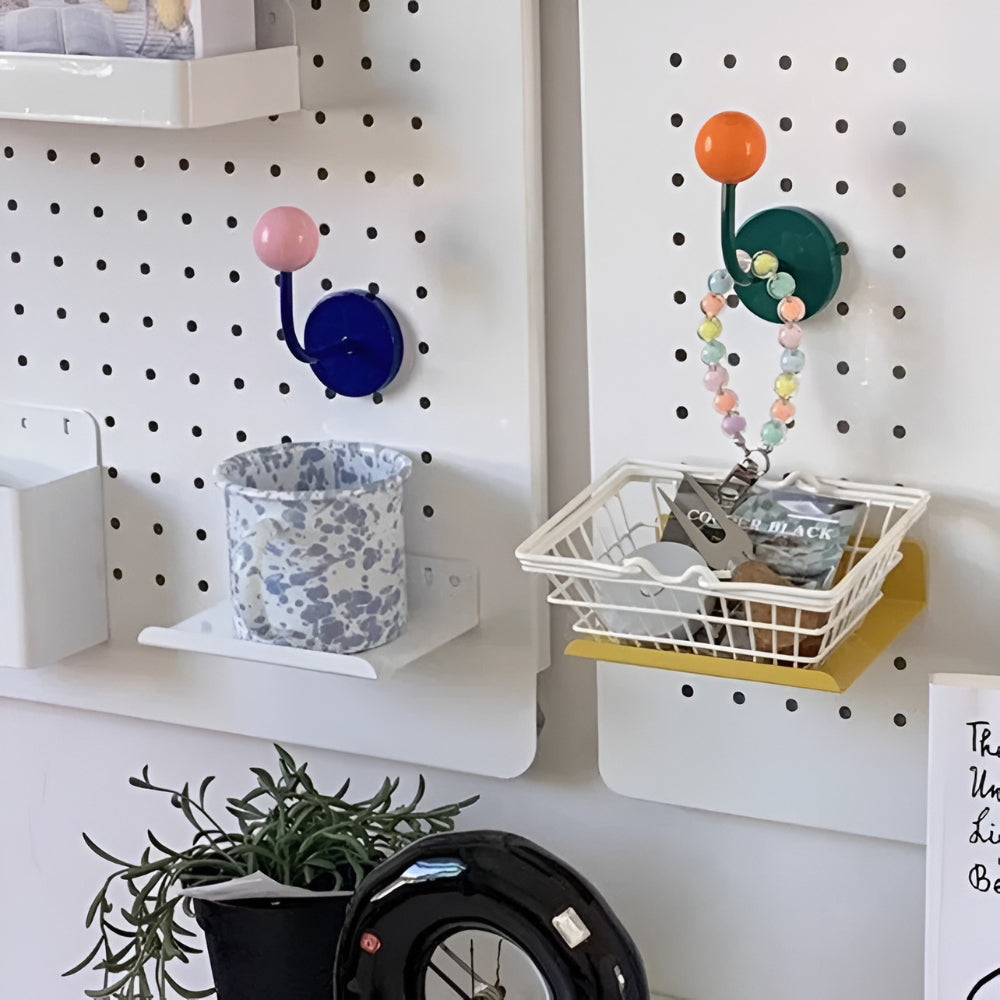 WohnMagnet: Colorful & Magnetic Coat Hooks – Modern, Decorative & Ideal for Jackets, Scarves & Accessories