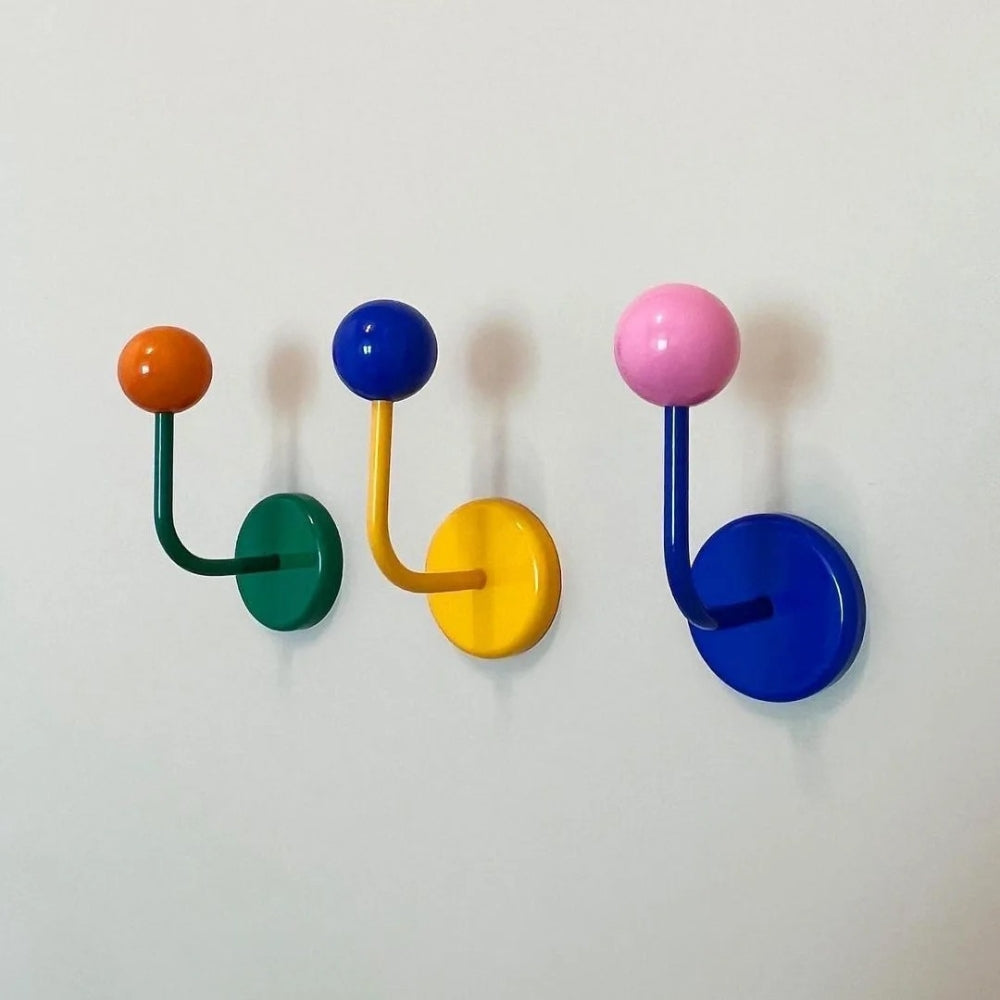 WohnMagnet: Colorful & Magnetic Coat Hooks – Modern, Decorative & Ideal for Jackets, Scarves & Accessories