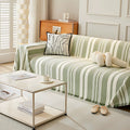 LivingStripes: Sofa Cover Made of High-Quality Chenille with Timeless Pattern & Cozy Feel – for Sofa & Living Area