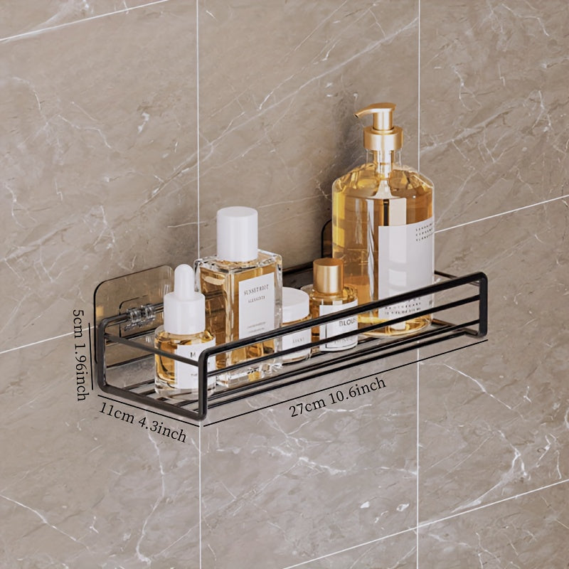 DormitorySteel: Metal Wall Shelf – Space-saving, Decorative & Hanging Without Drilling for Bedrooms & Student Apartments