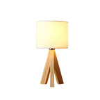 WoodEssence: LED Table Lamp Made of Natural Wood with Warm White Light – for Living Room & Nightstand