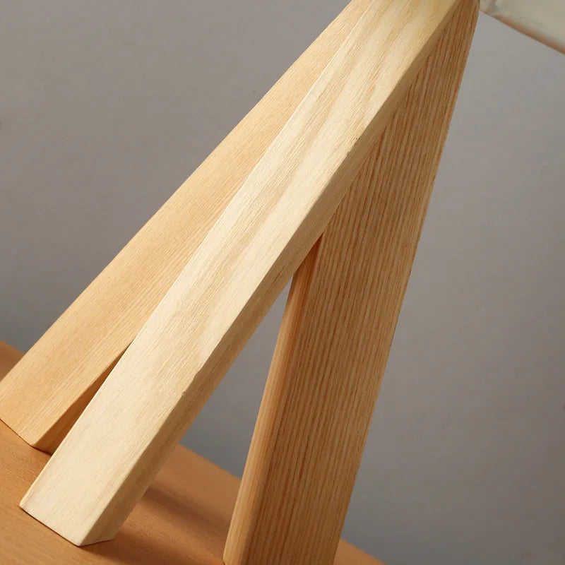 WoodEssence: LED Table Lamp Made of Natural Wood with Warm White Light – for Living Room & Nightstand