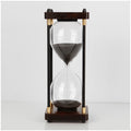 Hourglass Sand Timer, Wood and Glass, 60-Minute Cycle