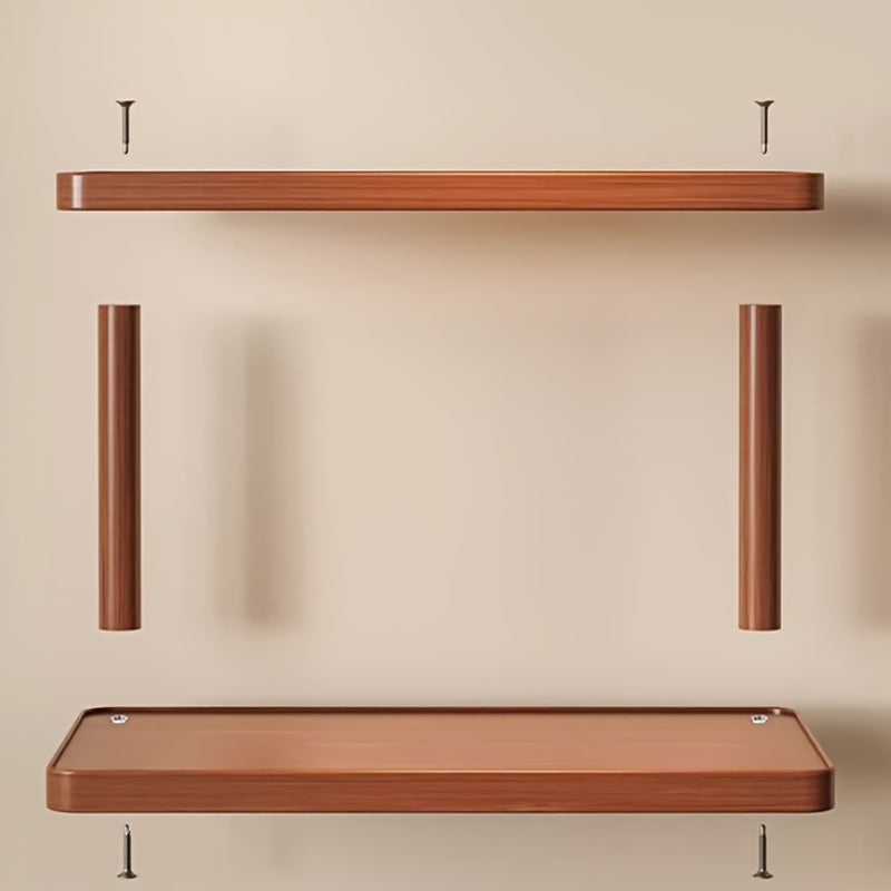 2-Tier Countertop Display Rack, Wood, Natural Finish, 30cm
