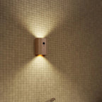 Wooden Motion Sensor Lamp - Rechargeable LED Light for Home, Elegant Design for Bedrooms, Hallways, and Cabinets