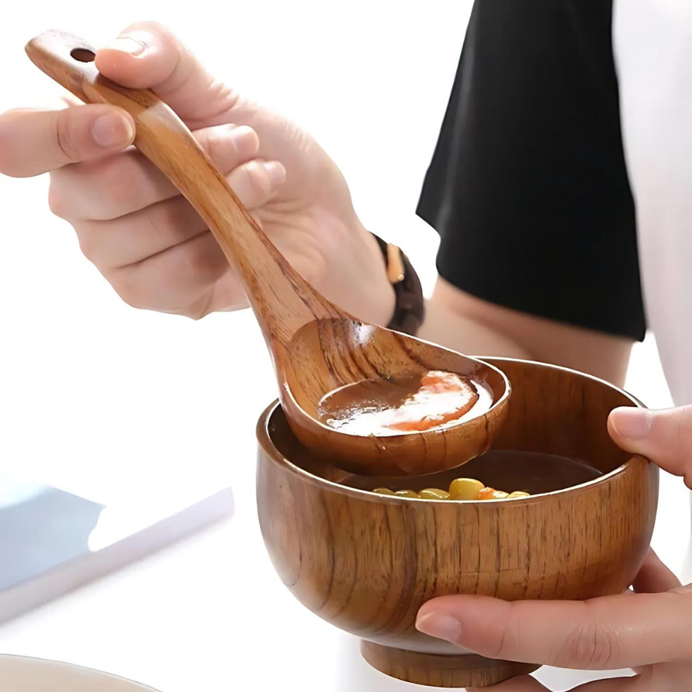 Cooking Ladle, Deep Bowl, Long Handle, Hanging Hole