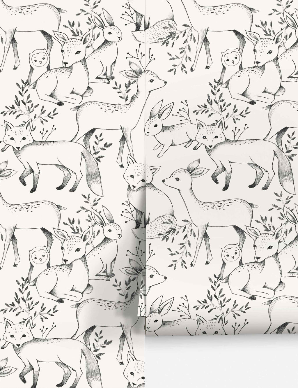 Woodland Wallpaper by Rylee + Cru
